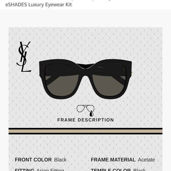 YSL oversized glasses - Picture 2 of 4